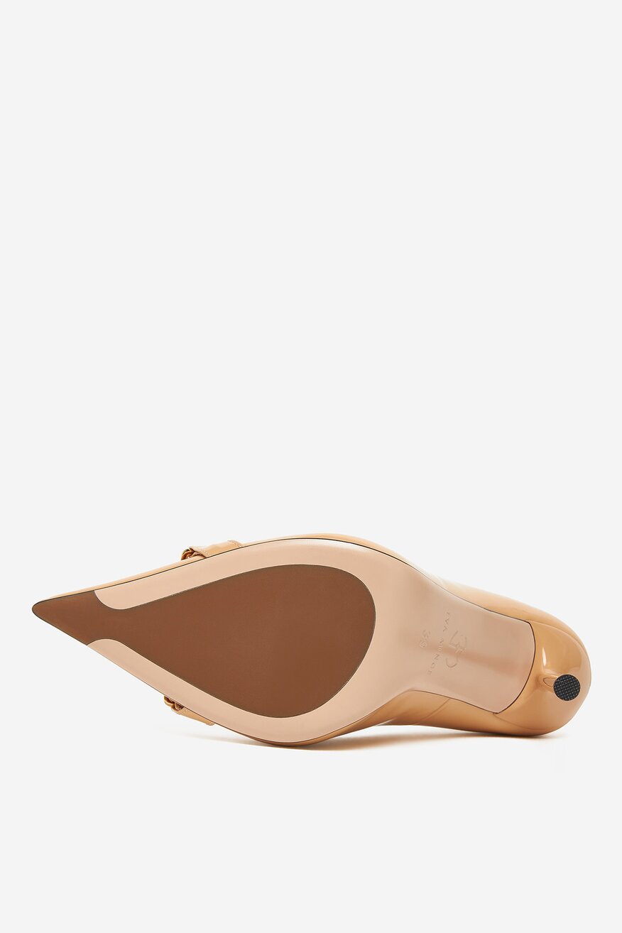 Pantofi cu toc EVA MINGE BEJ - 5906751283585