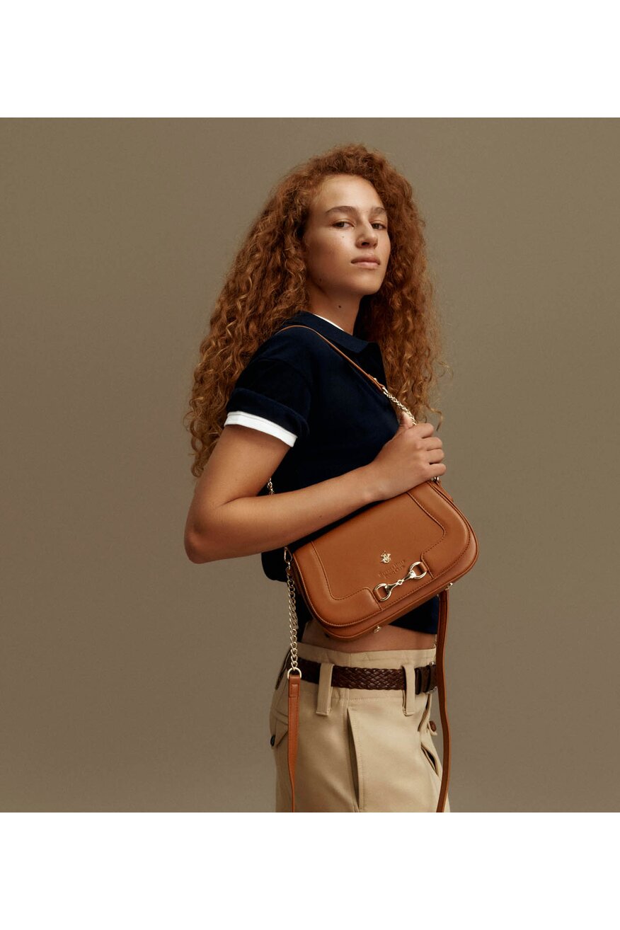 Kézitáska Beverly Hills Polo Club CAMEL - 5905588941859