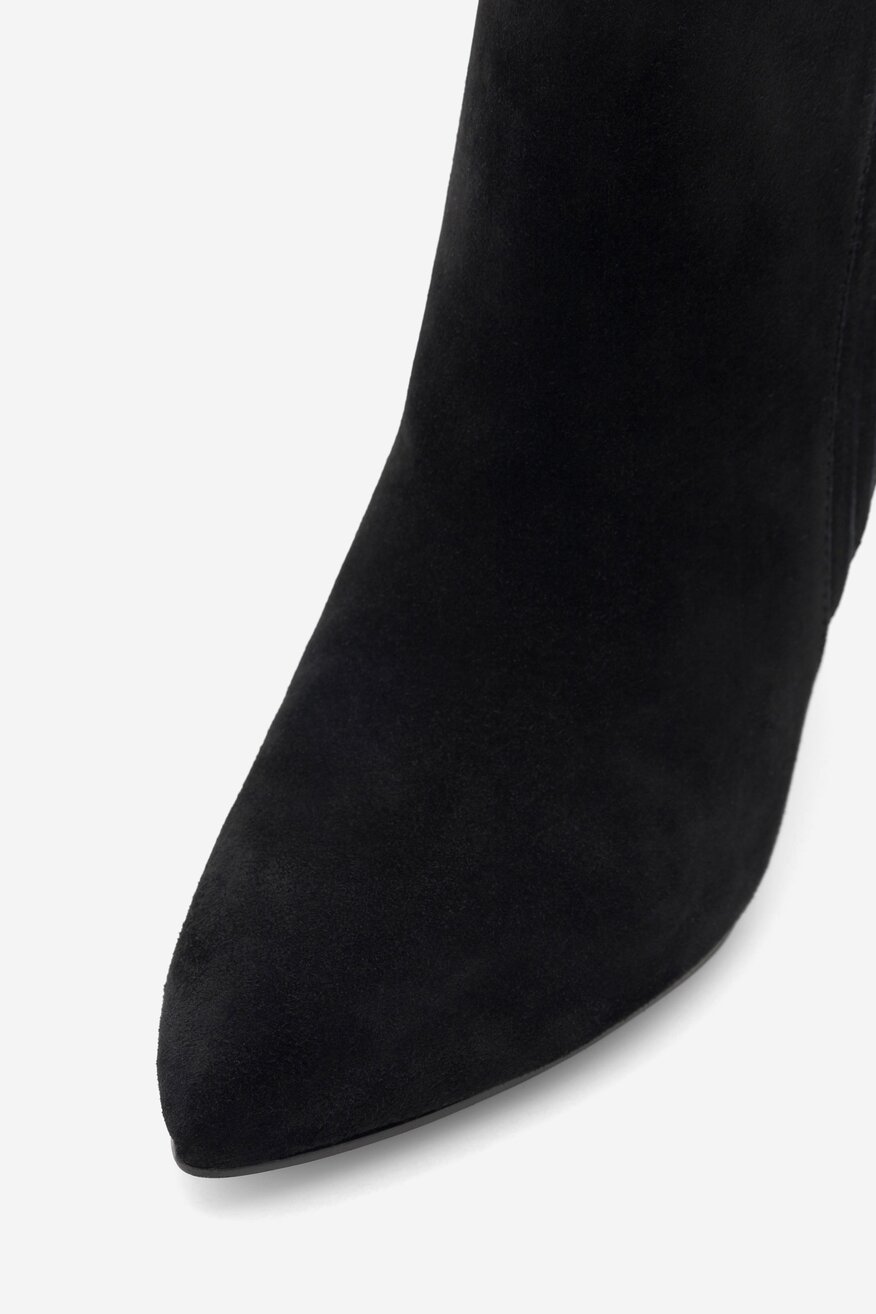 Sergio Bardi - Botki skórzane na szpilce - 5905588119807