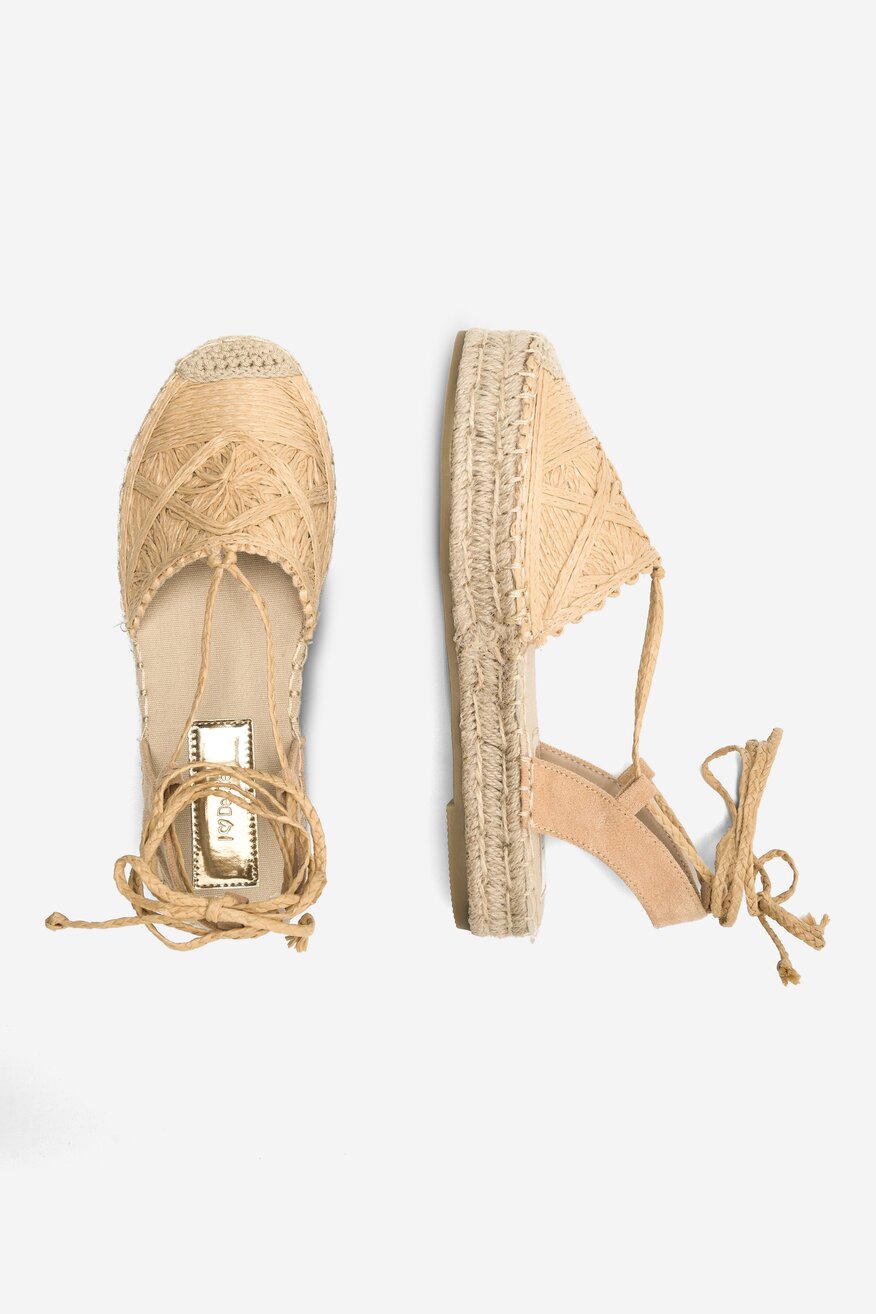 
                DeeZee - Espadryle beżowe - 5904862837611