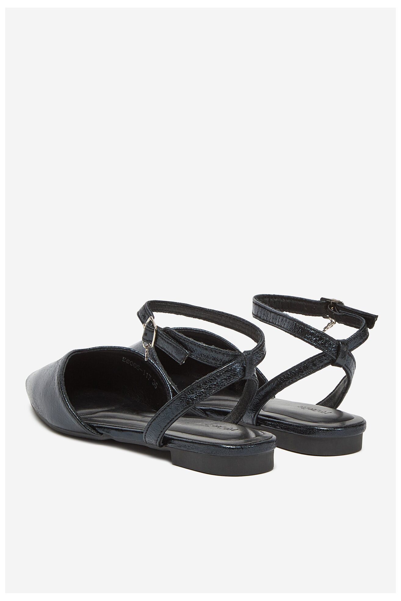 Czółenka DeeZee E6005-117 Czarny