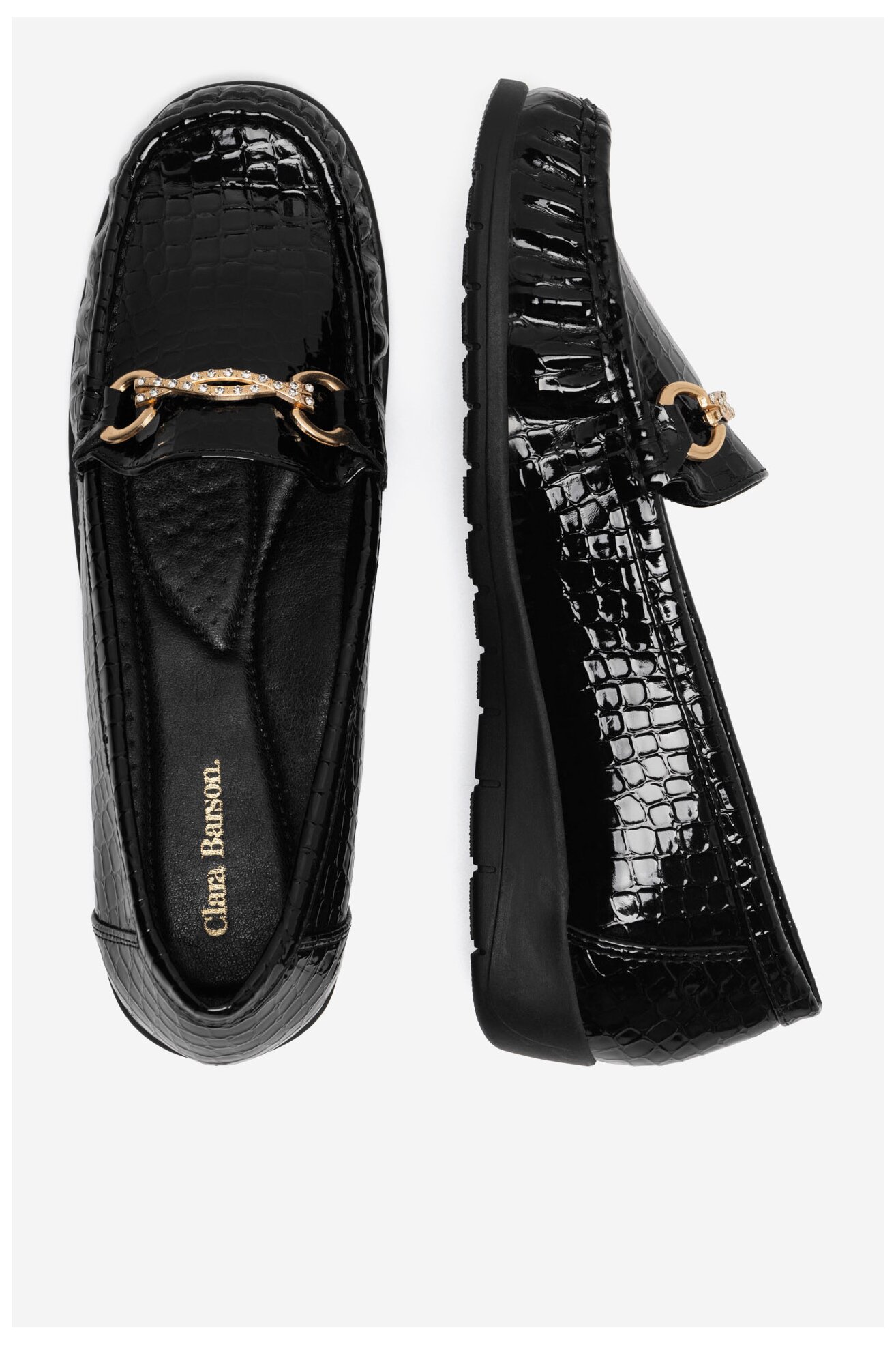 Mokaszin Clara Barson WYL0310-XX FEKETE