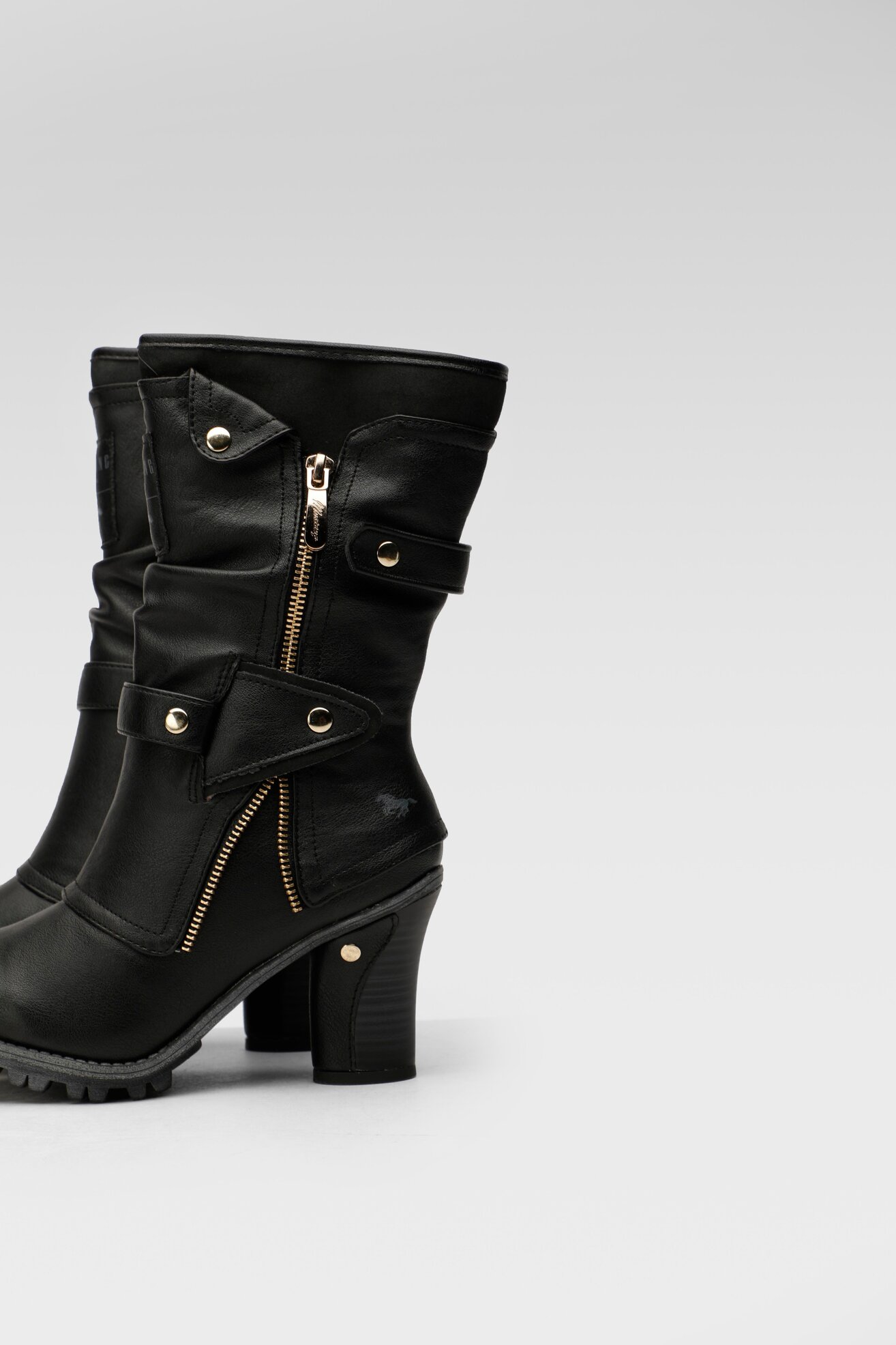 Kozaki Mustang 1141-606 Czarny