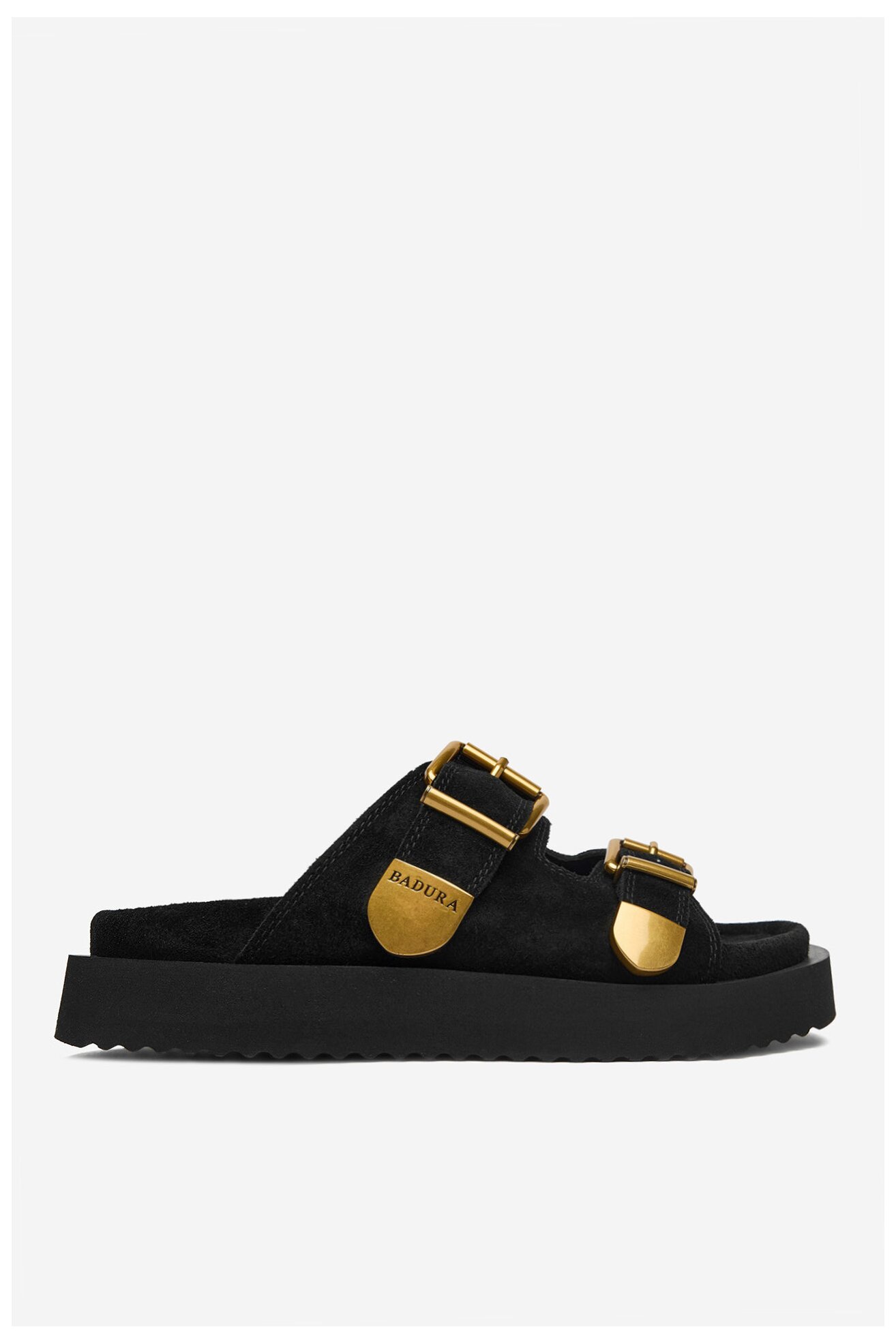 Klapki Badura CYCLAMEN-80033-25 Czarny