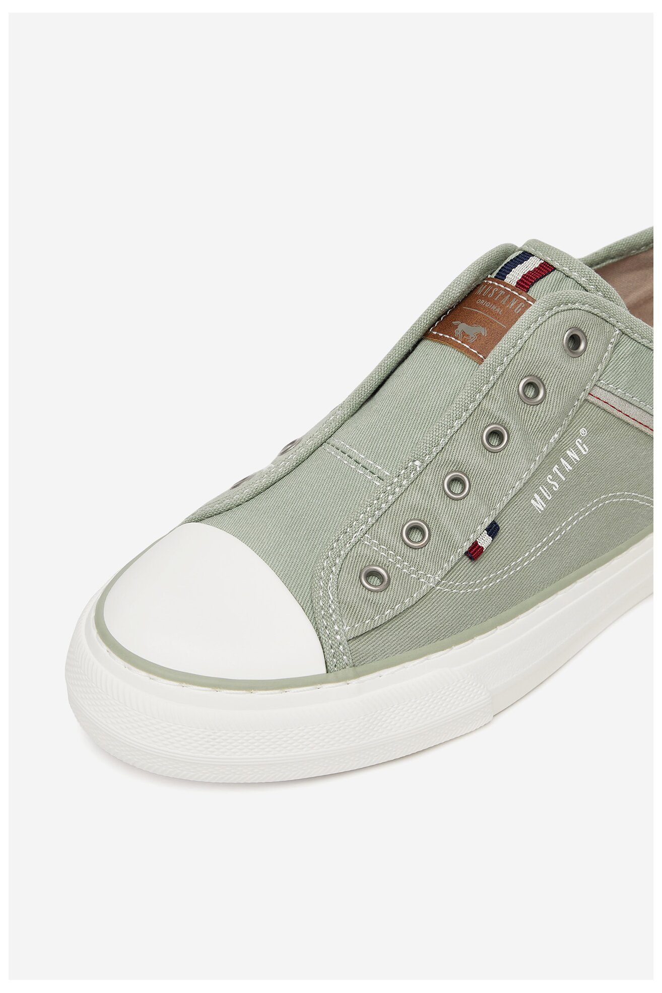 Plátěná obuv Mustang 1272-402 TYRKYSOVÁ