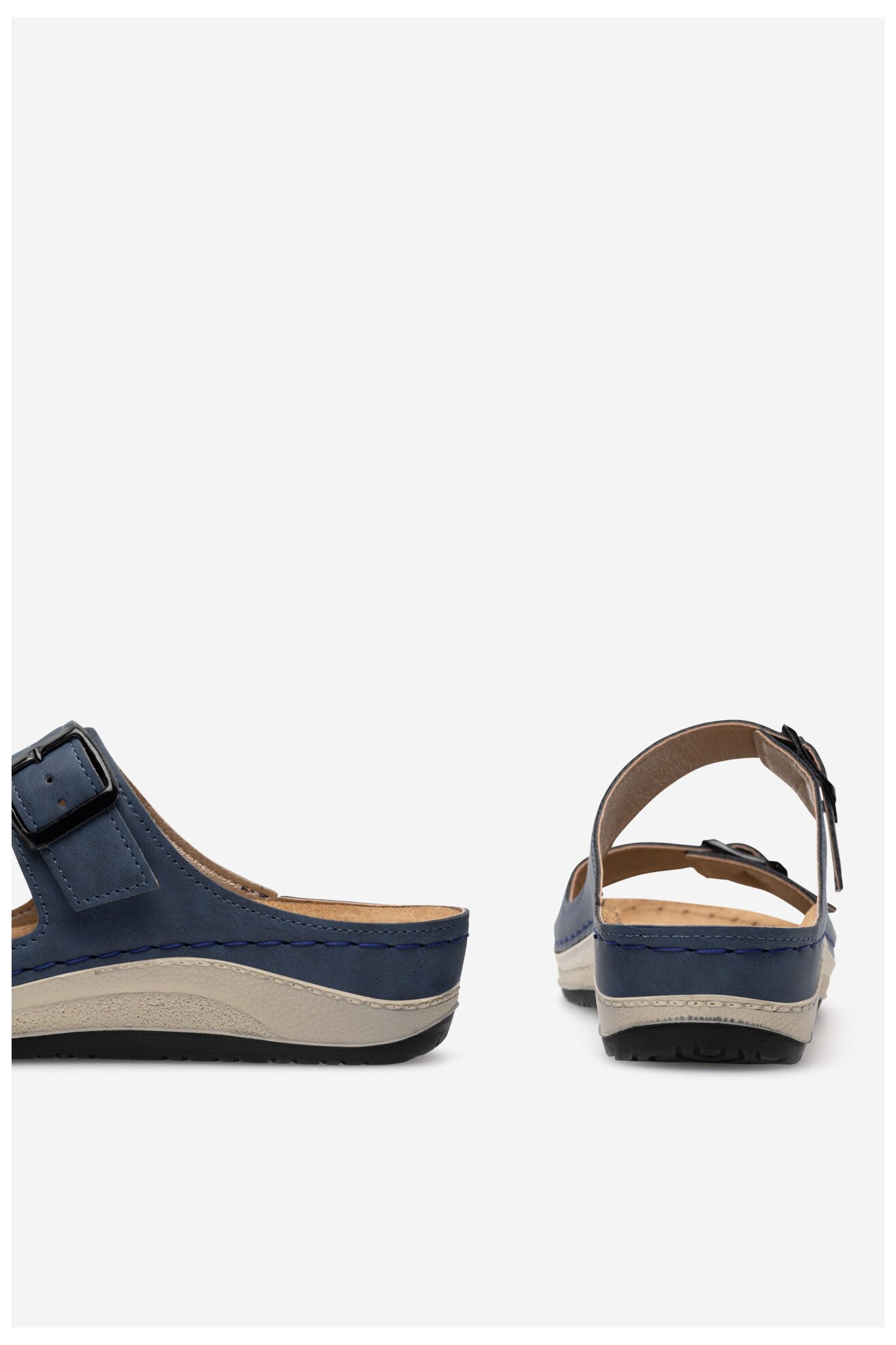 Klapki Inblu PF030100 Granatowy