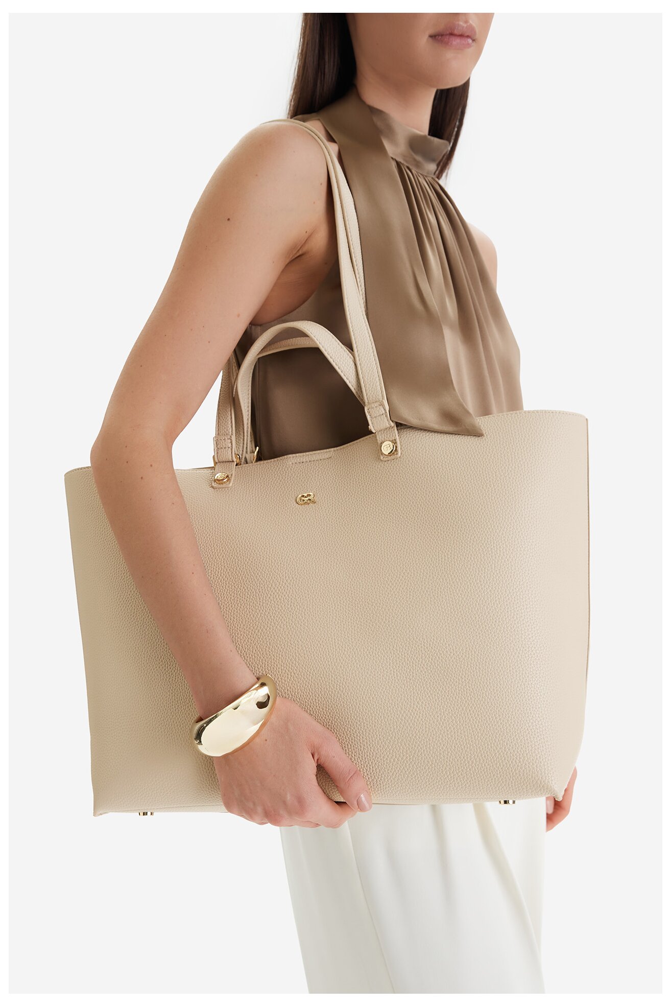 Сумка З Ремінцем Gino Rossi EO-LX10226 ІВОРИ