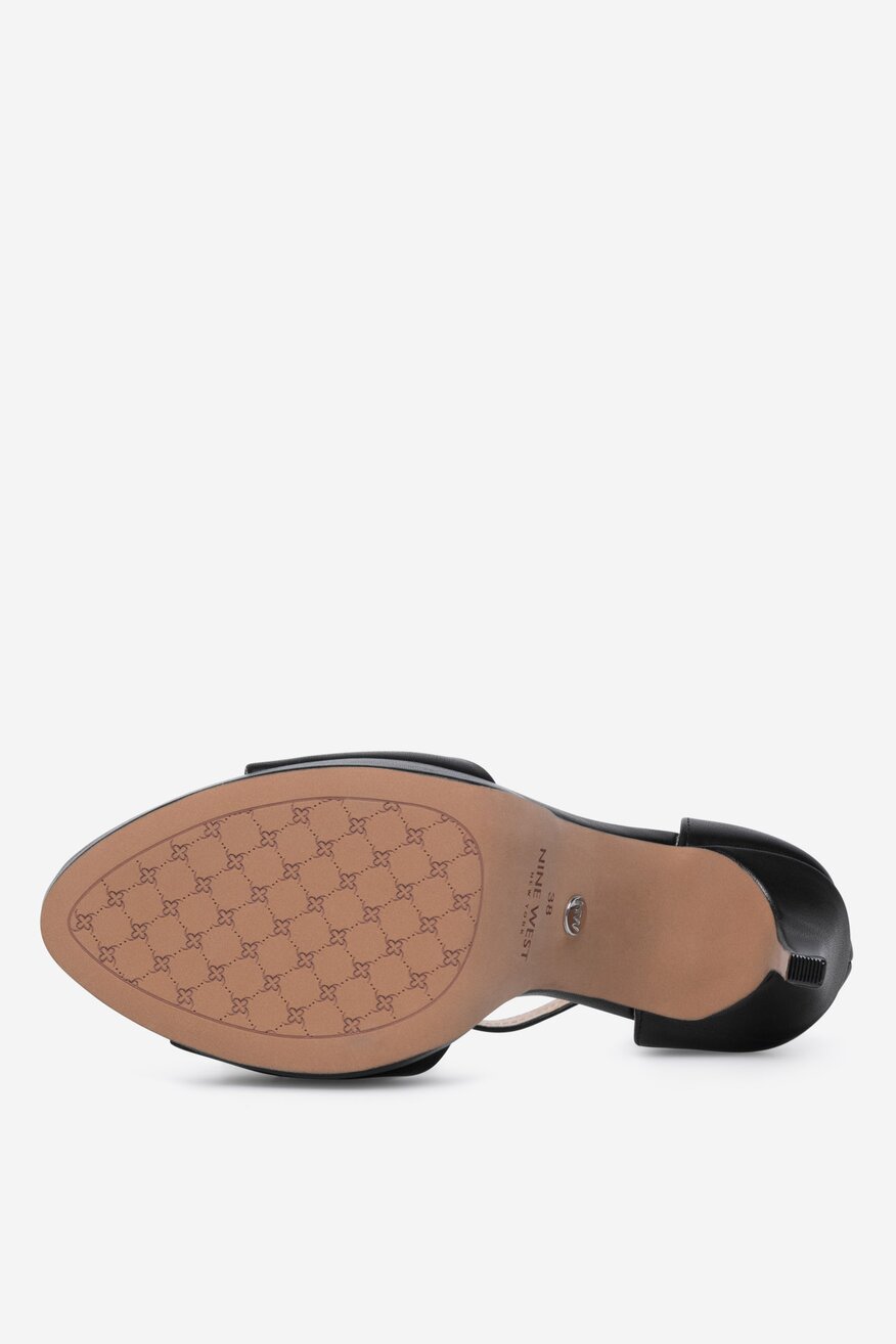 Sandály NINE WEST ČERNÁ - 5905588592488
