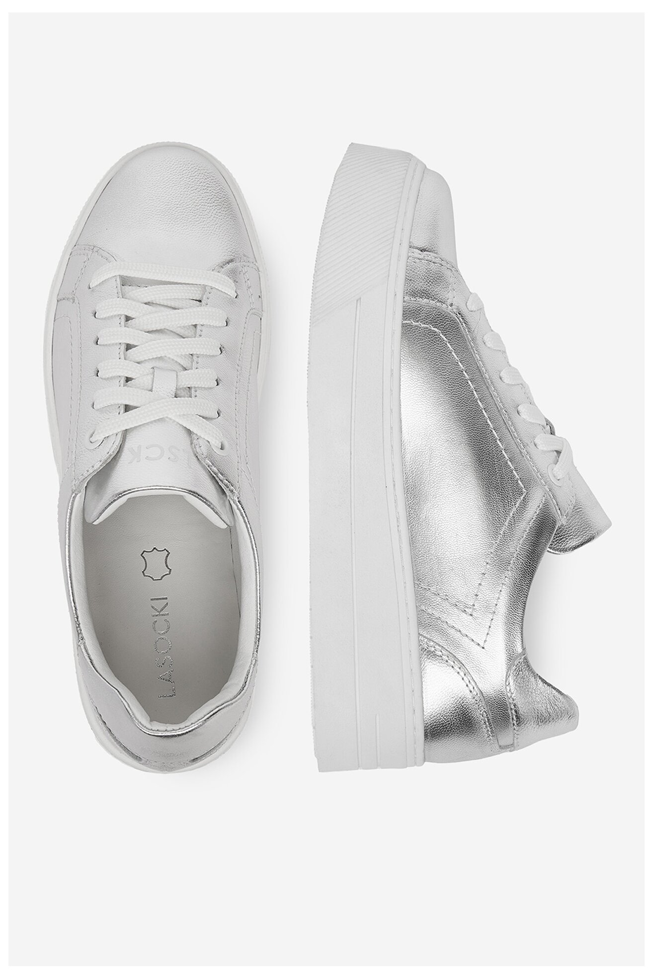 Sneakerși Lasocki ARC-LUCCIANA-01B ARGINTIU