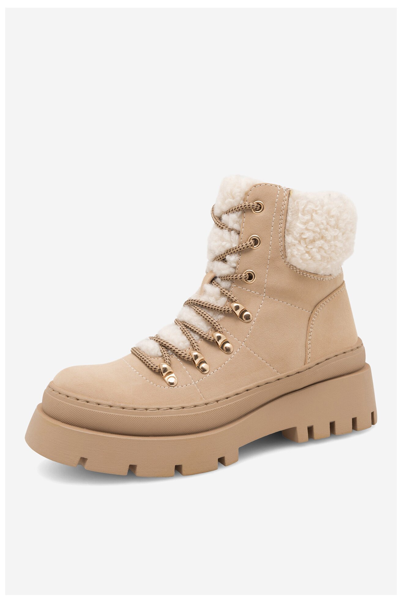 Trzewiki DeeZee QUEENIE WS6151-03 Beżowy