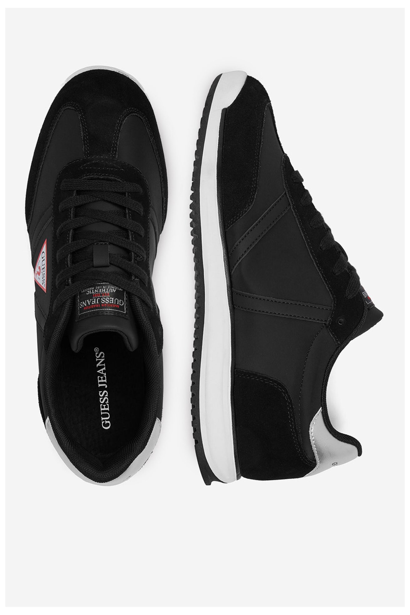 Сникърси GUESS JEANS CWBEO-DELAND-02 WE ЧЕРЕН