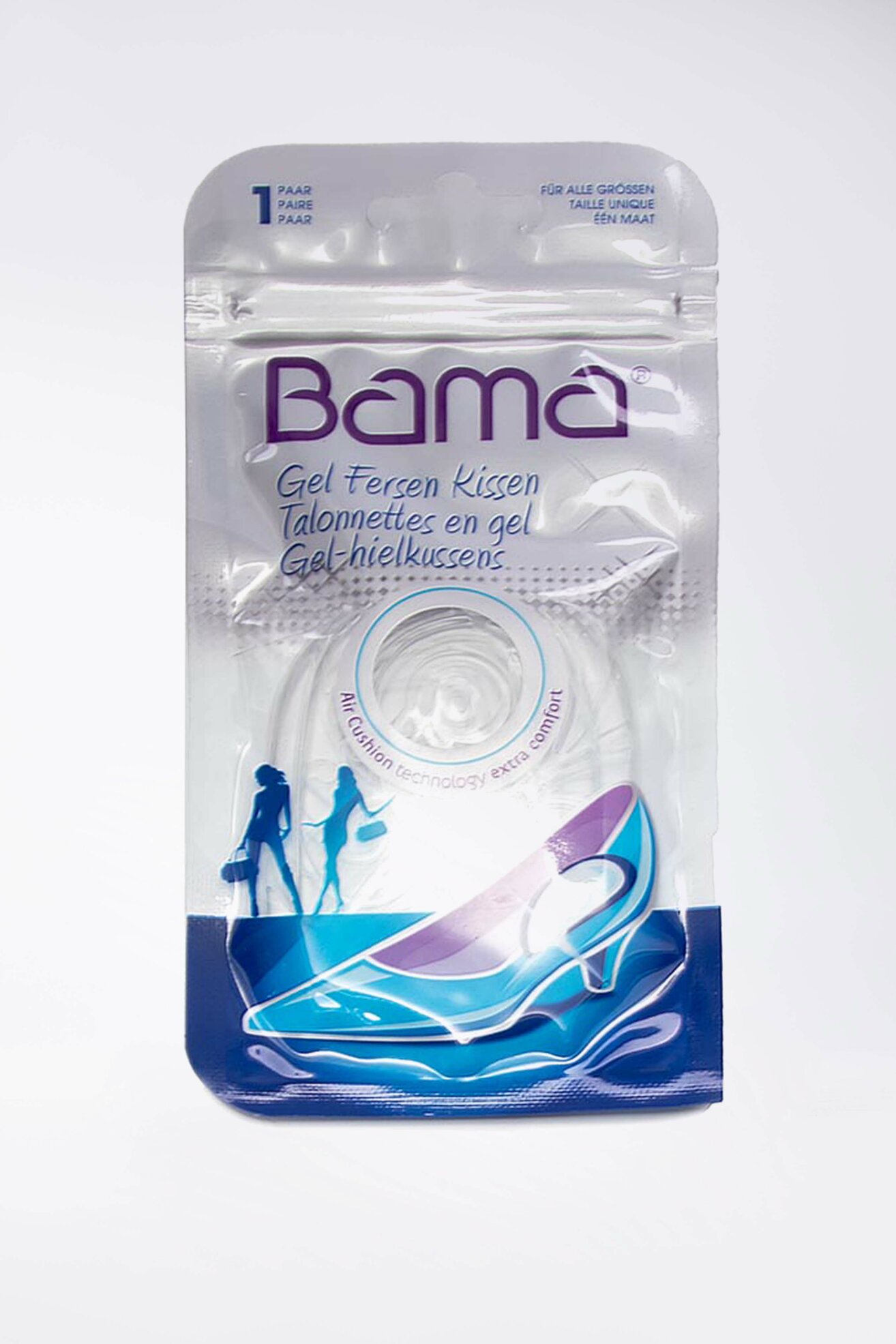 Wkładki do obuwia BAMA PODPIETKI ZELOWE (01809) -