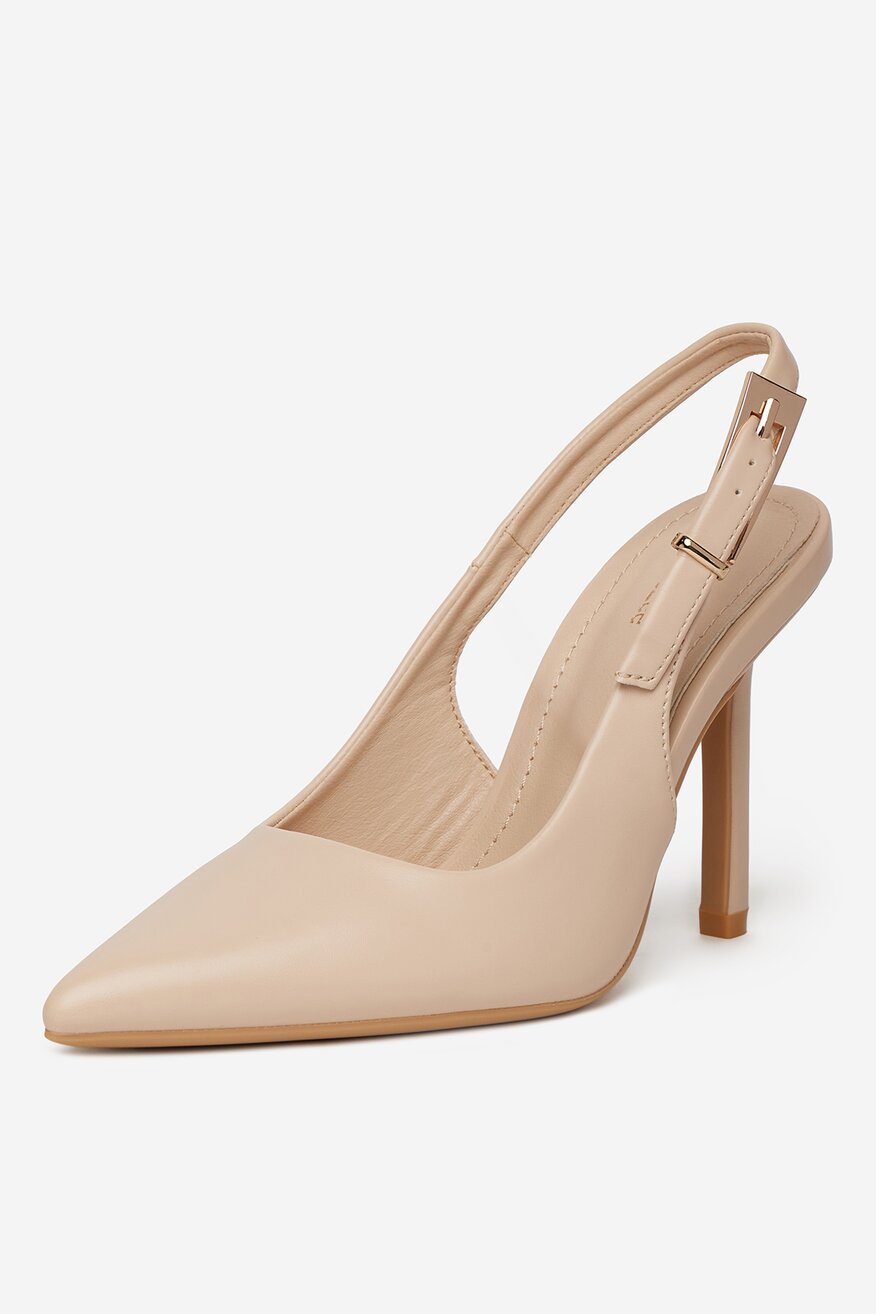 
                Pantofi cu toc DeeZee BEJ - 5906751154878