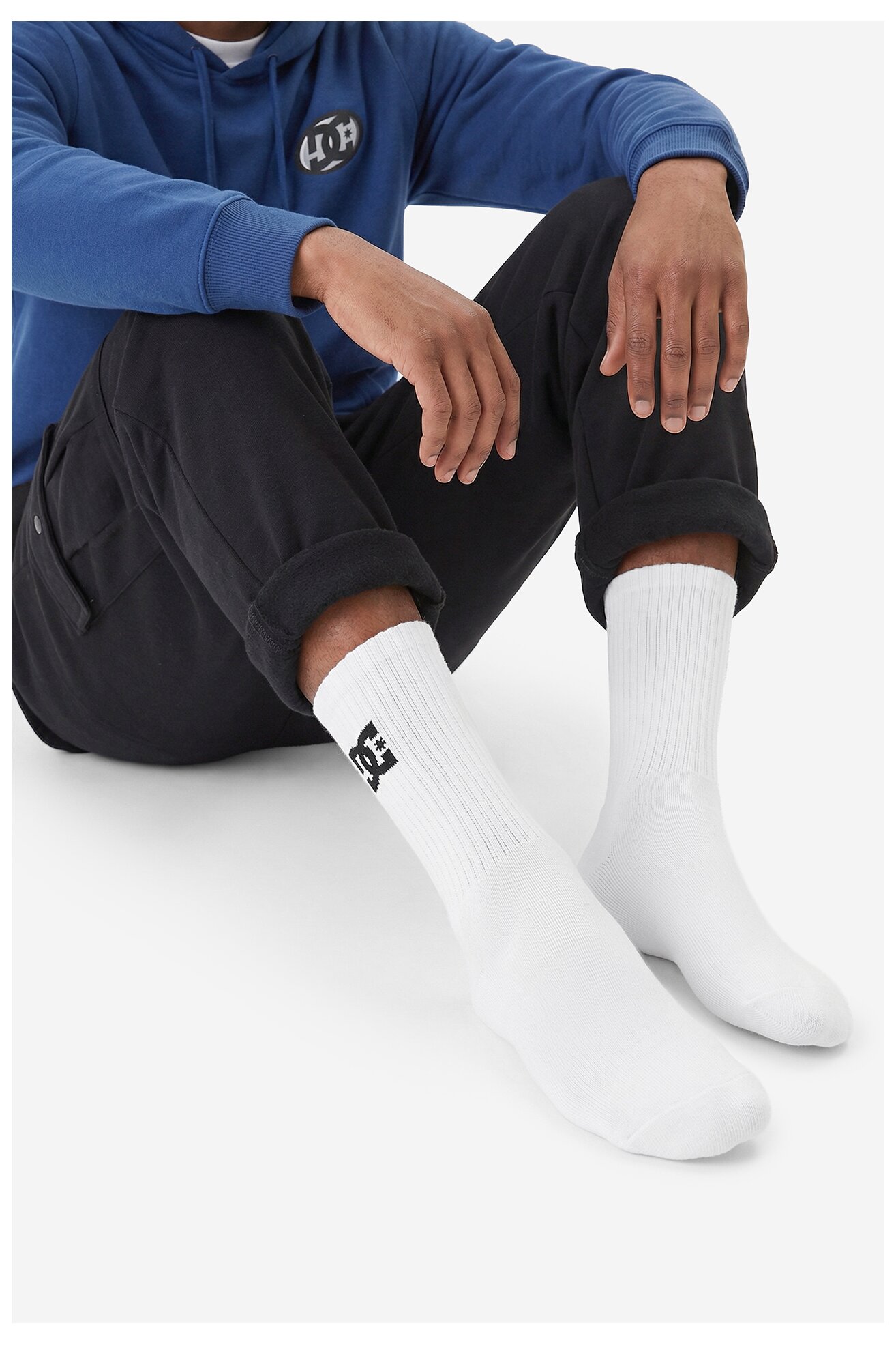 Шкарпетка DC Shoes AS_DC_01W_SS25 (3-PACK) БІЛИЙ