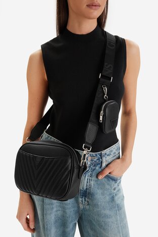 Сумка З Ремінцем GUESS JEANS CWBEO-GUESS-M-001-09 ЧОРНИЙ