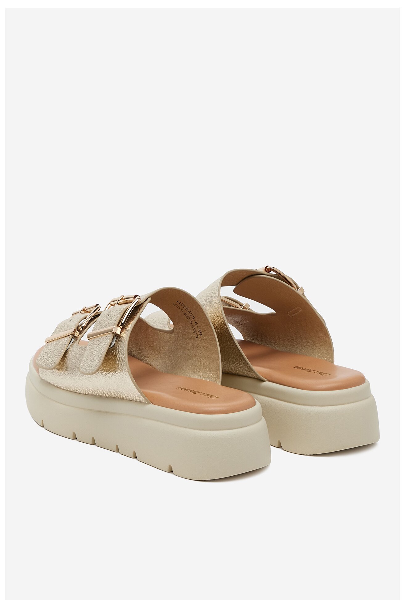 Klapki Clara Barson H3T9409-6 Złoty