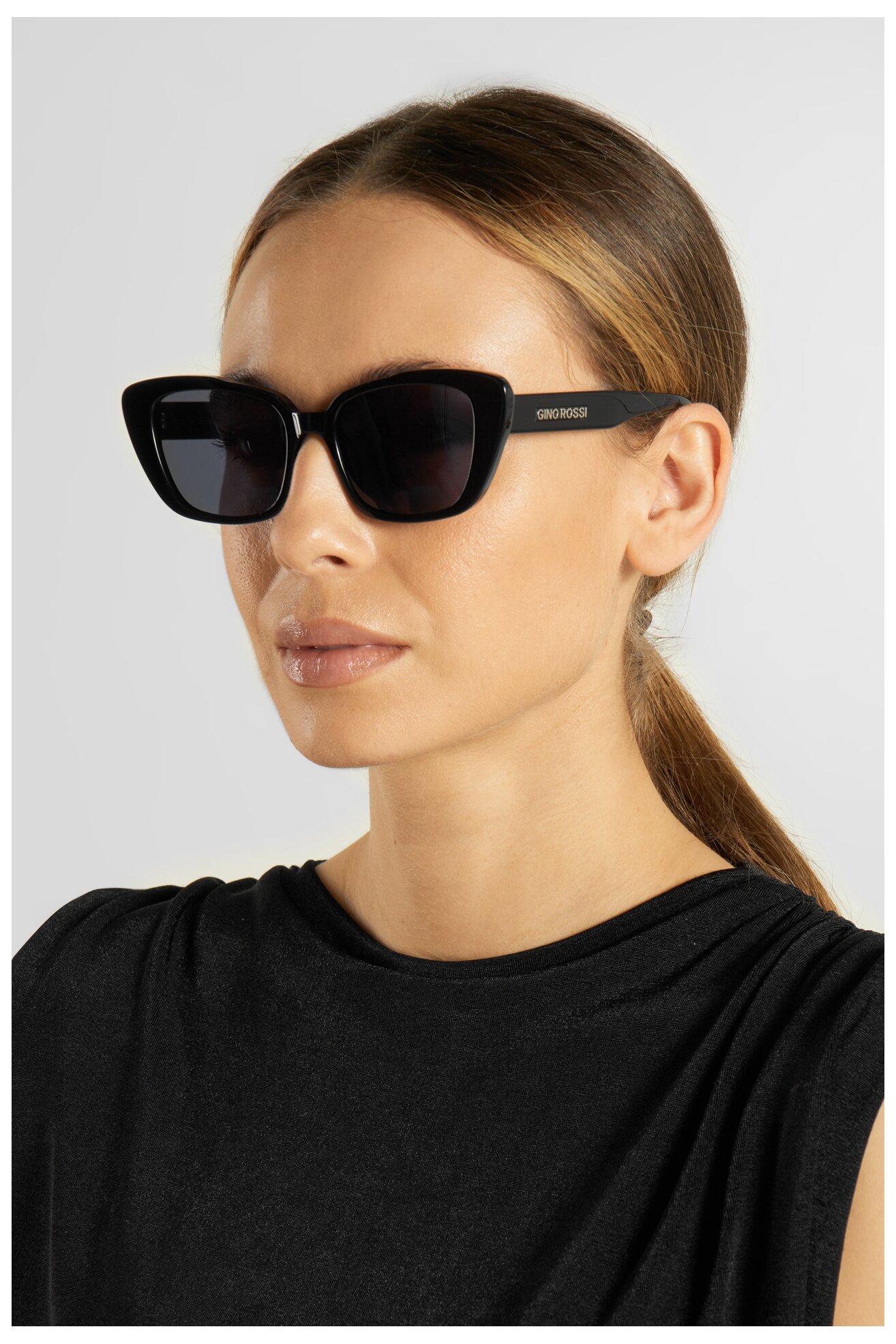 Okulary damskie Gino Rossi GR6655S Czarny