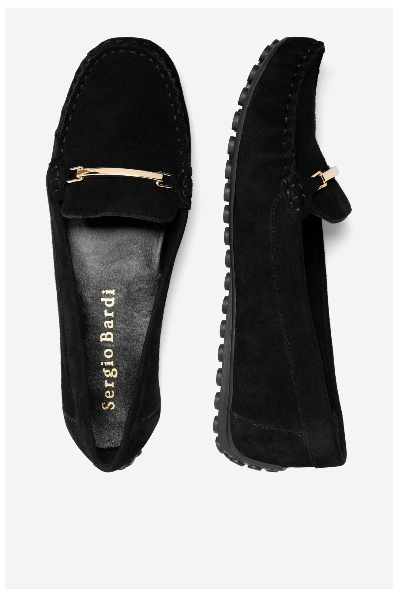 Mokasíny Sergio Bardi EST-B1024-01SB ČERNÁ