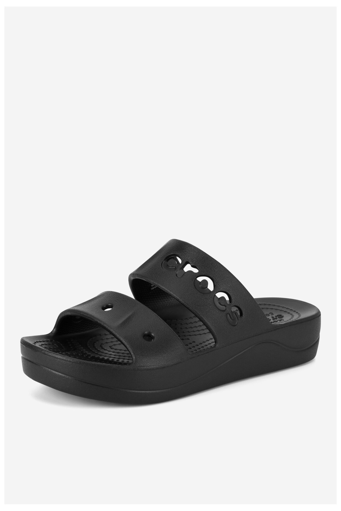 Șlapi pentru bazin Crocs BAYA PLATFORM SANDAL 208188-001 NEGRU