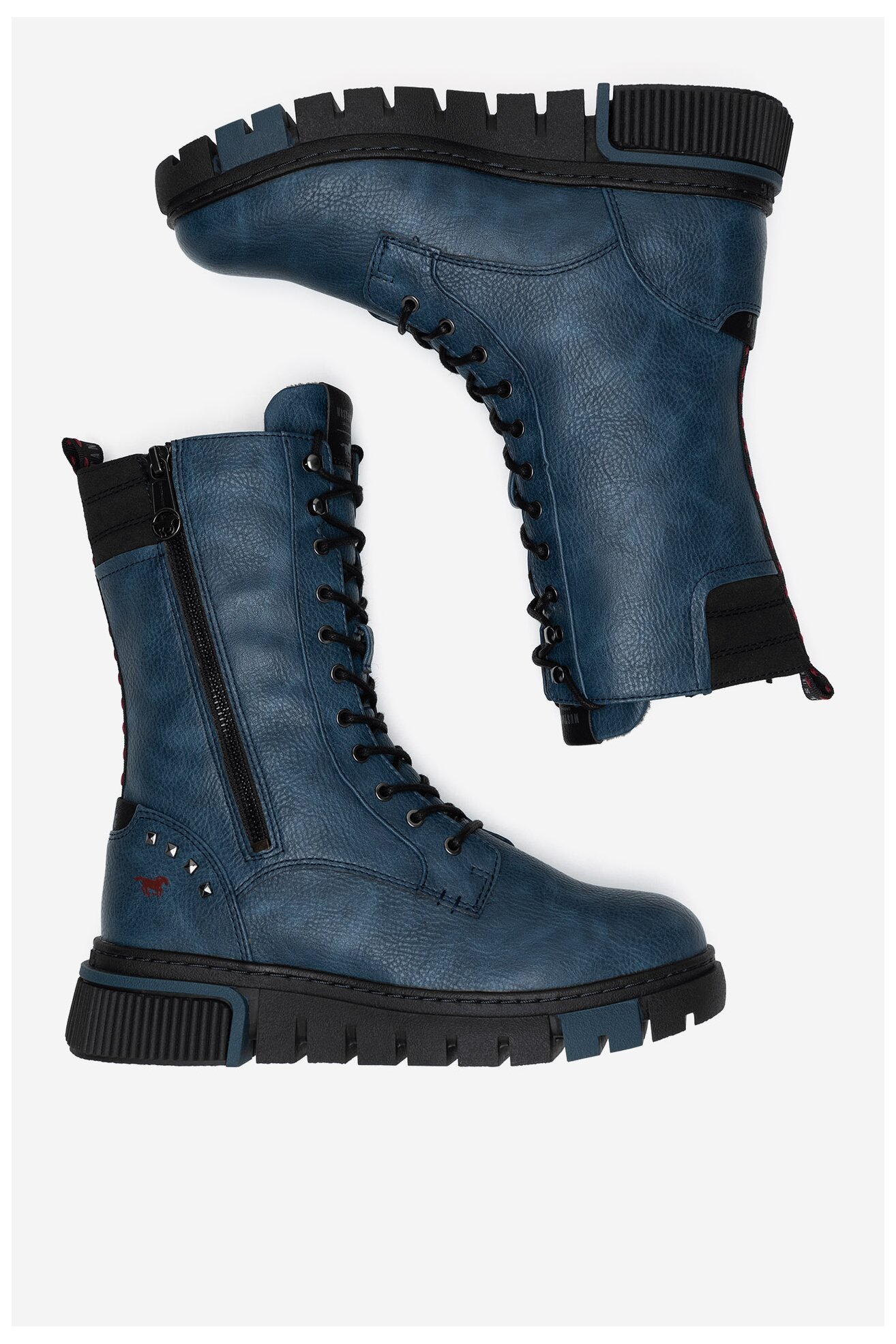 Боти Mustang 1502-503 КОБАЛТОВО СИНЬО