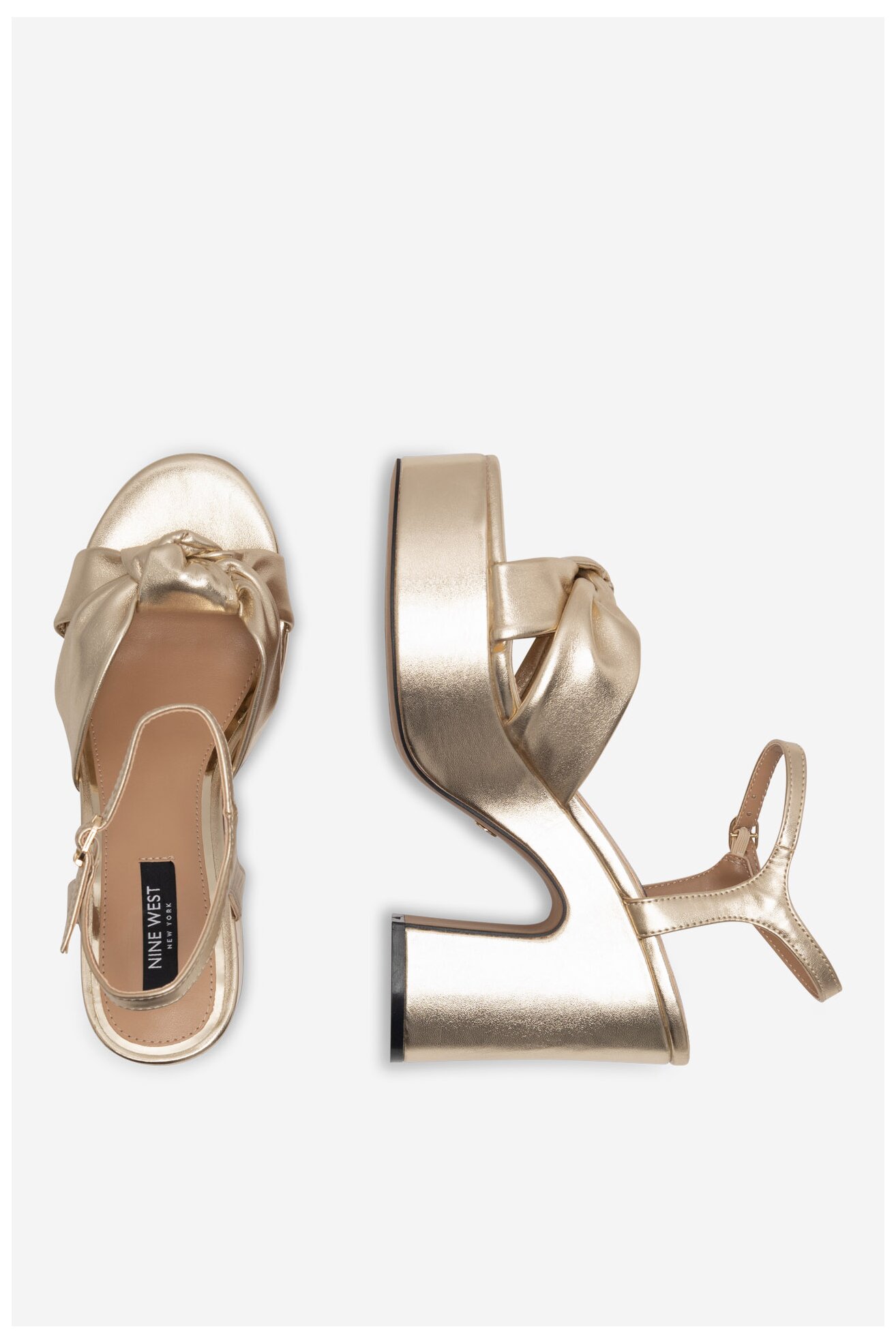 Szandál NINE WEST WFA2634-1 ARANY