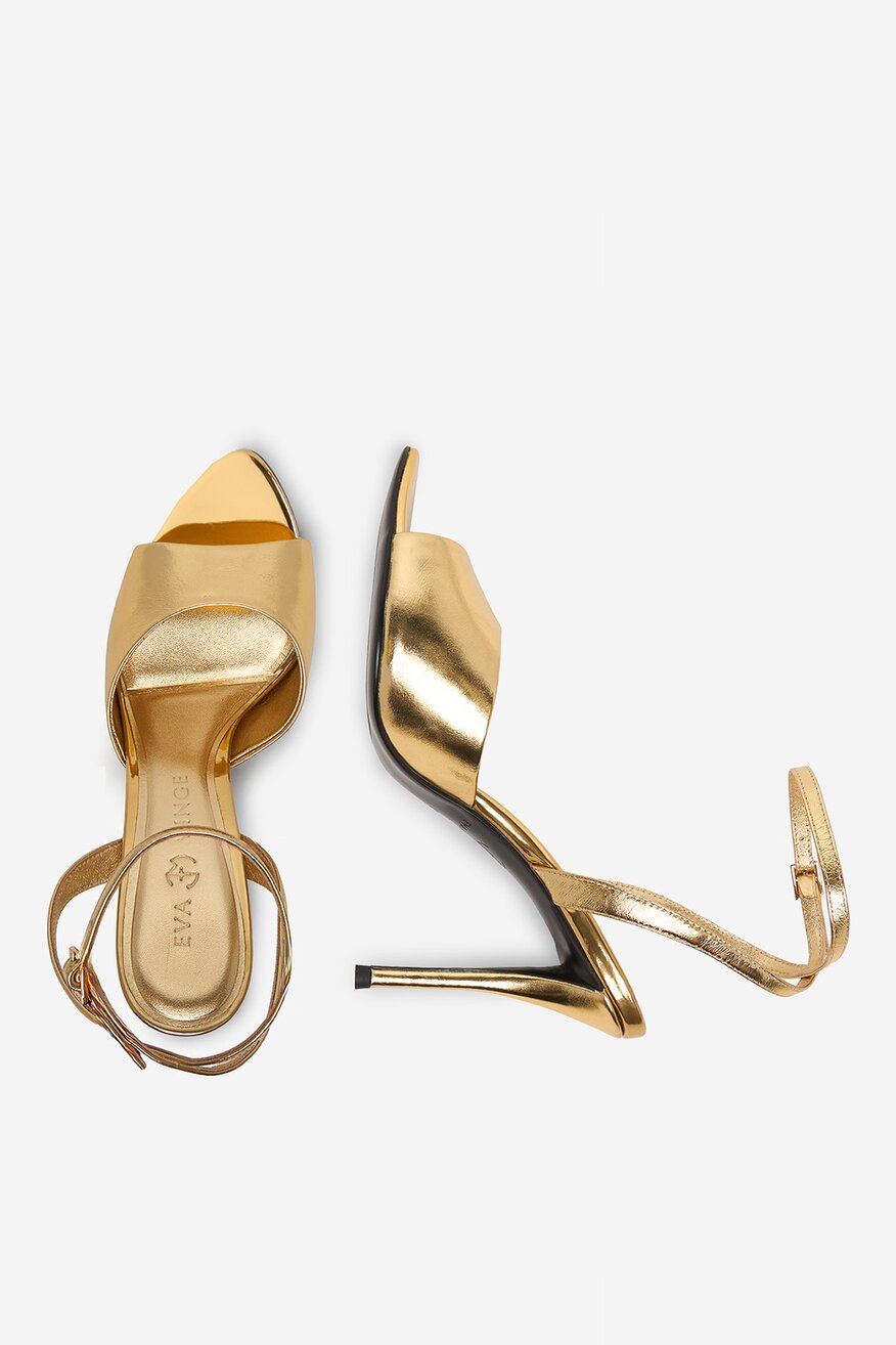 
                EVA MINGE - Sandały skórzane - 5906751805398