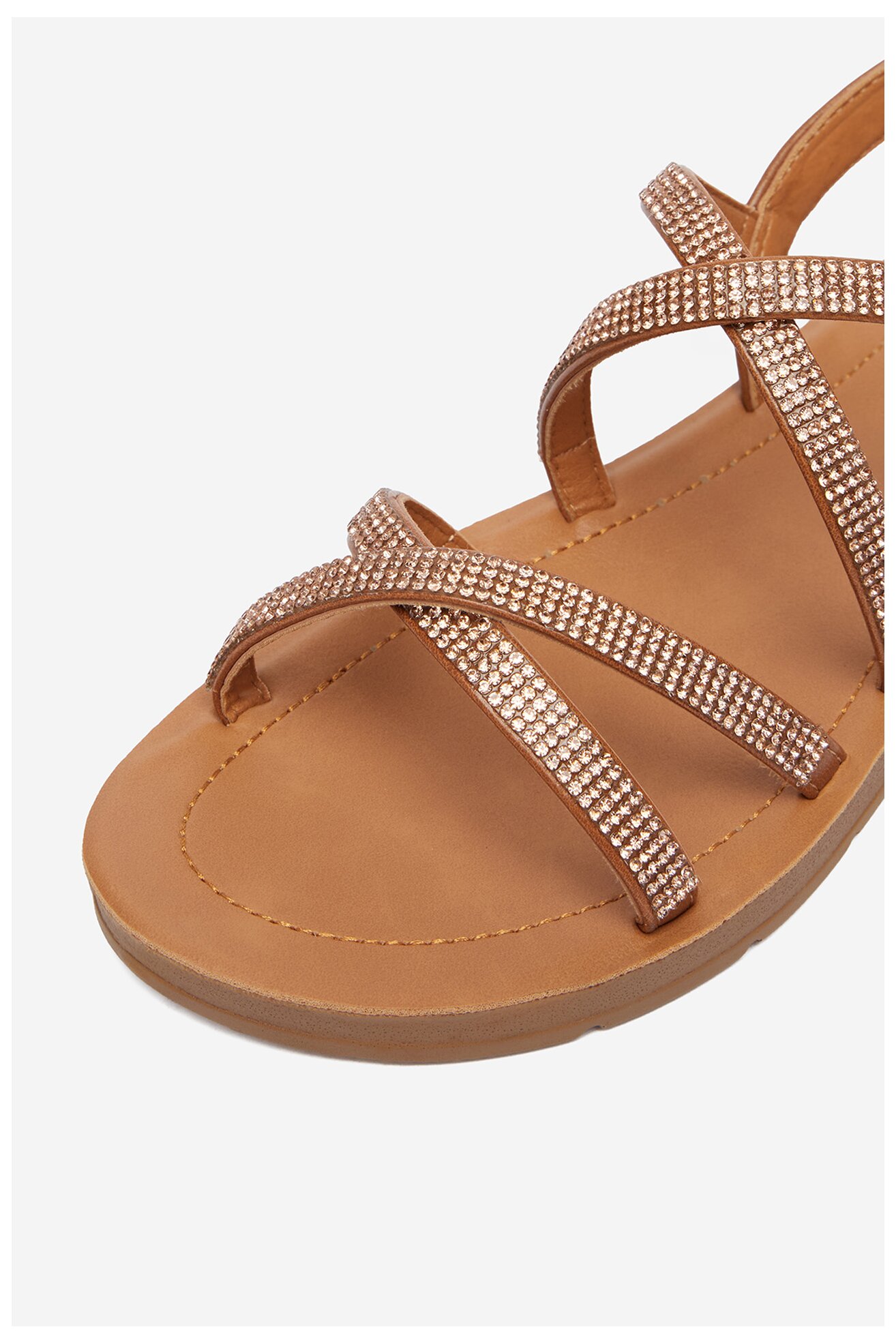 Sandały Jenny CEO-WSS20401-13 Brązowy jasny