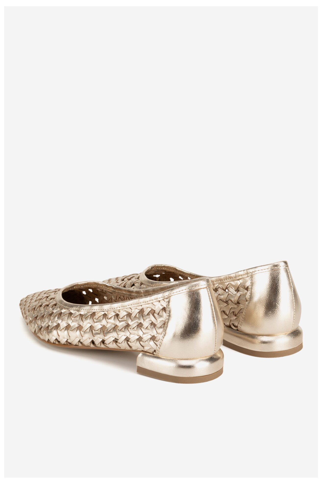 Baleriny Sergio Bardi WI40-F1101-01SB Złoty