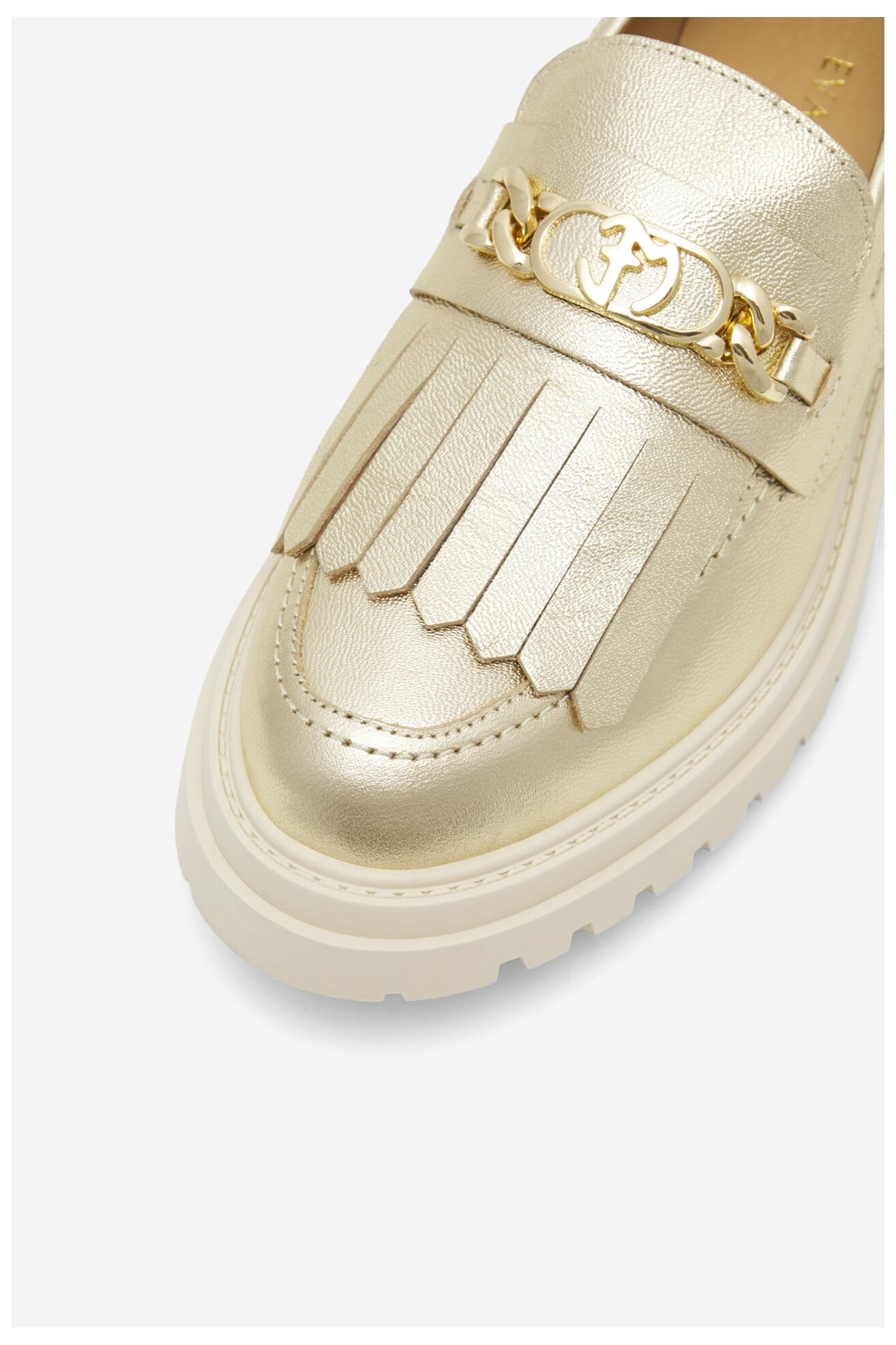 Мокасини EVA MINGE ANGE-1018 ЗОЛОТИЙ