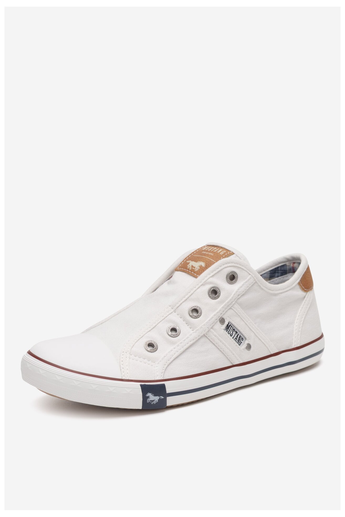Pantofi pânză Mustang 1099-409 ALB