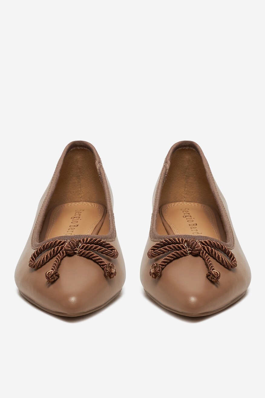 Sergio Bardi - Baleriny skórzane - 5903698048864