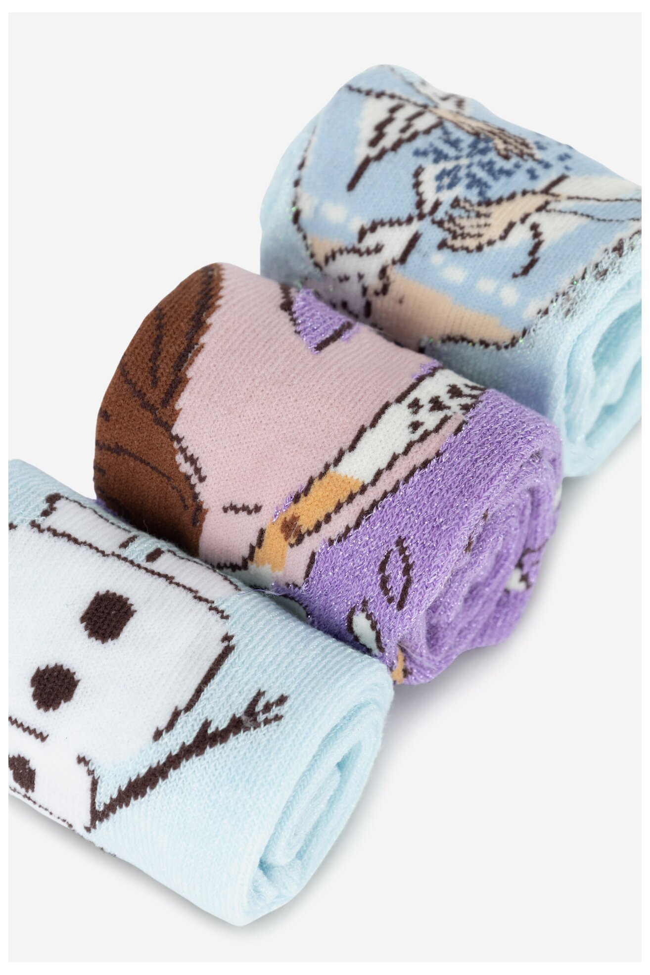 Čarape Frozen ACCCS-AW24-234DFR (3-PACK) LJUBIČASTA