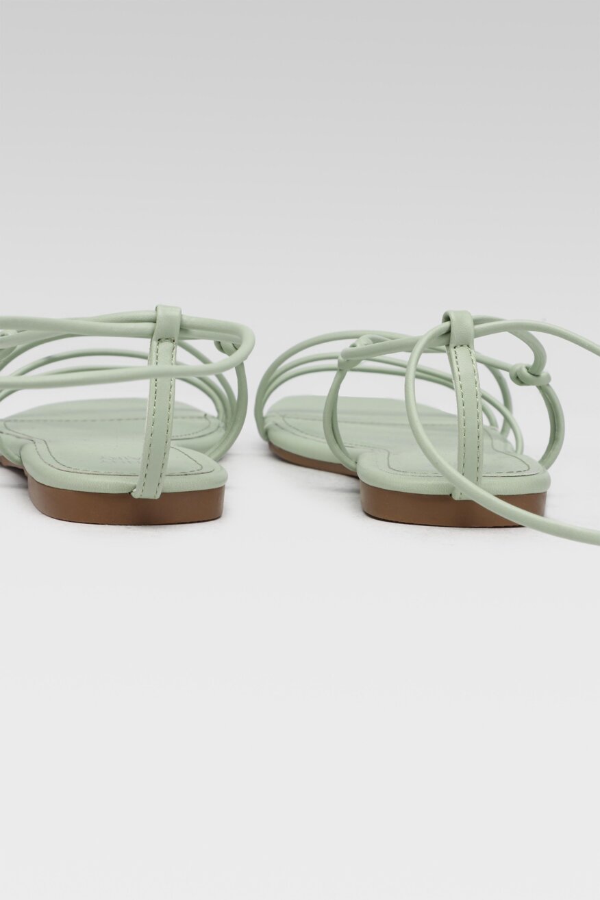 
                Jenny Fairy - Sandały rzymianki zielone - 5903698672939