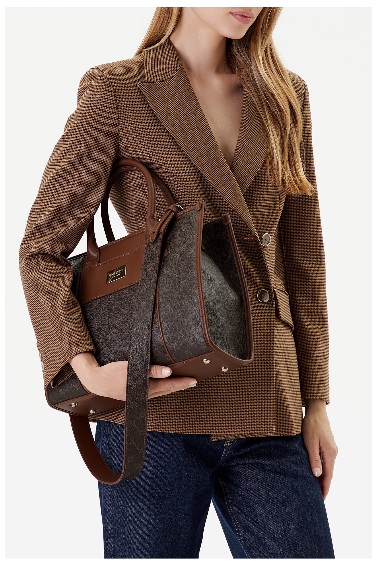 Дамска чанта NINE WEST EO-KENTUCKY-LDA8168 КАФЯВ