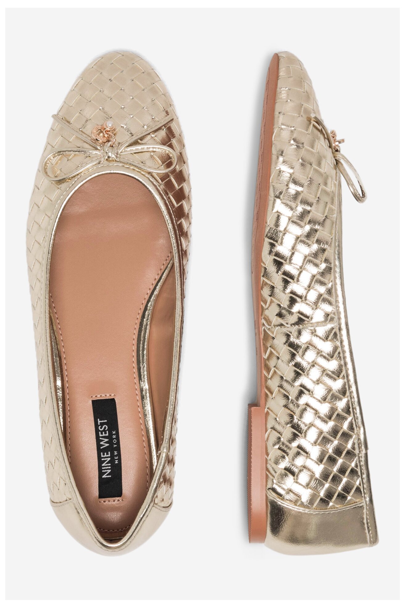 Baleriny NINE WEST 123AL1260 ARANY