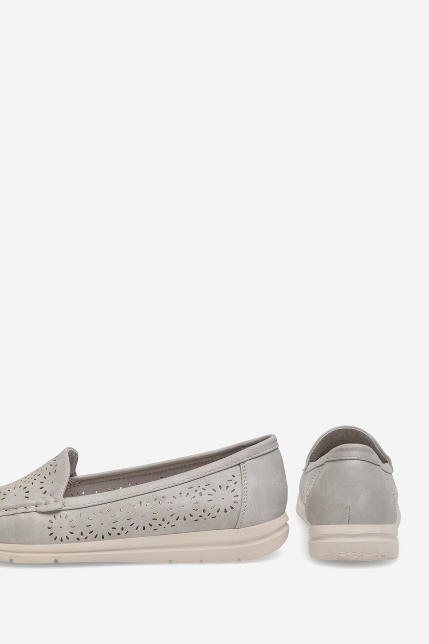 Mokaszin Clara Barson SZÜRKE - 5905588483915