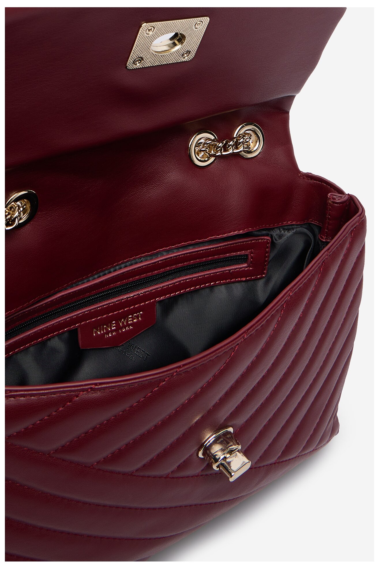 Kézitáska NINE WEST CEO-SUSAN-LA513-561 BORDÓ