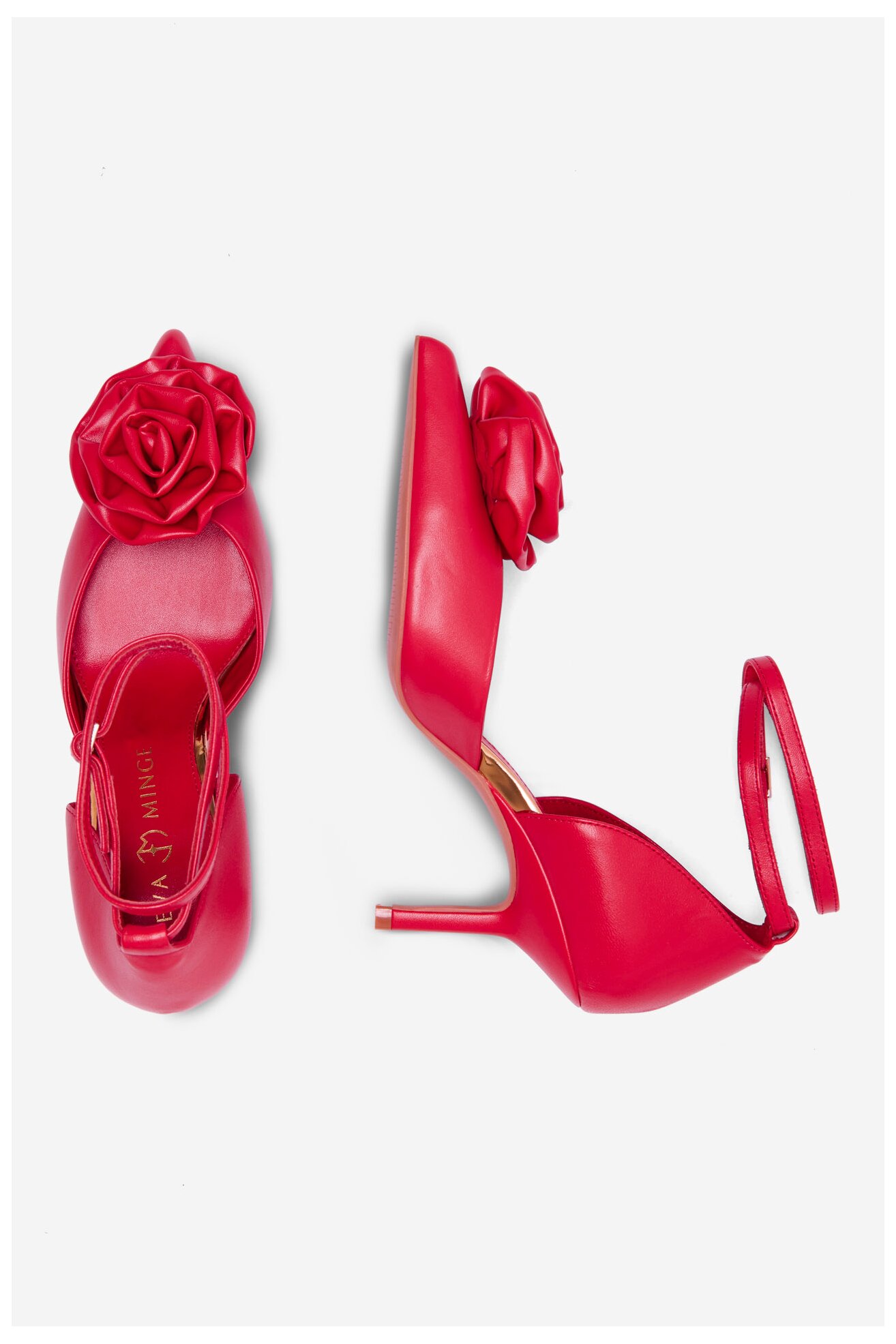 Körömcipő EVA MINGE ROSE-V1520-15 PIROS