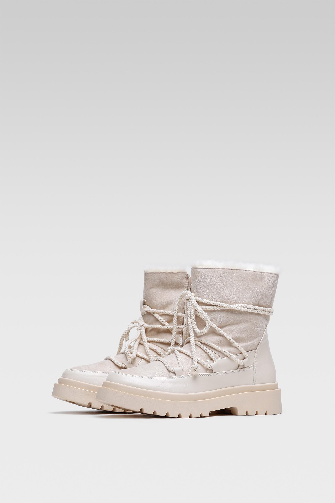 Botki DeeZee WS5609-06 Beżowy