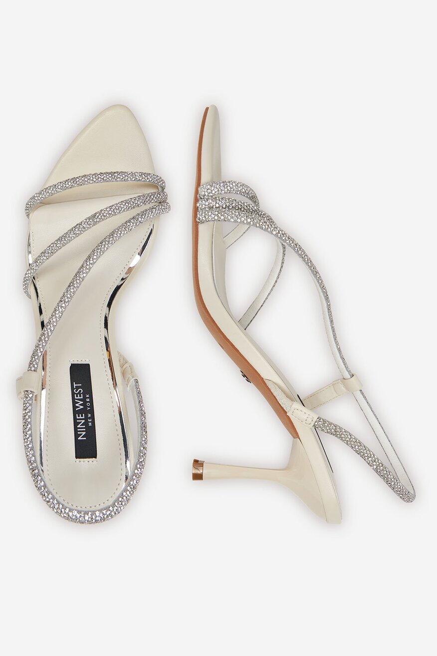 Sandály NINE WEST BÍLÁ - 5906751160350