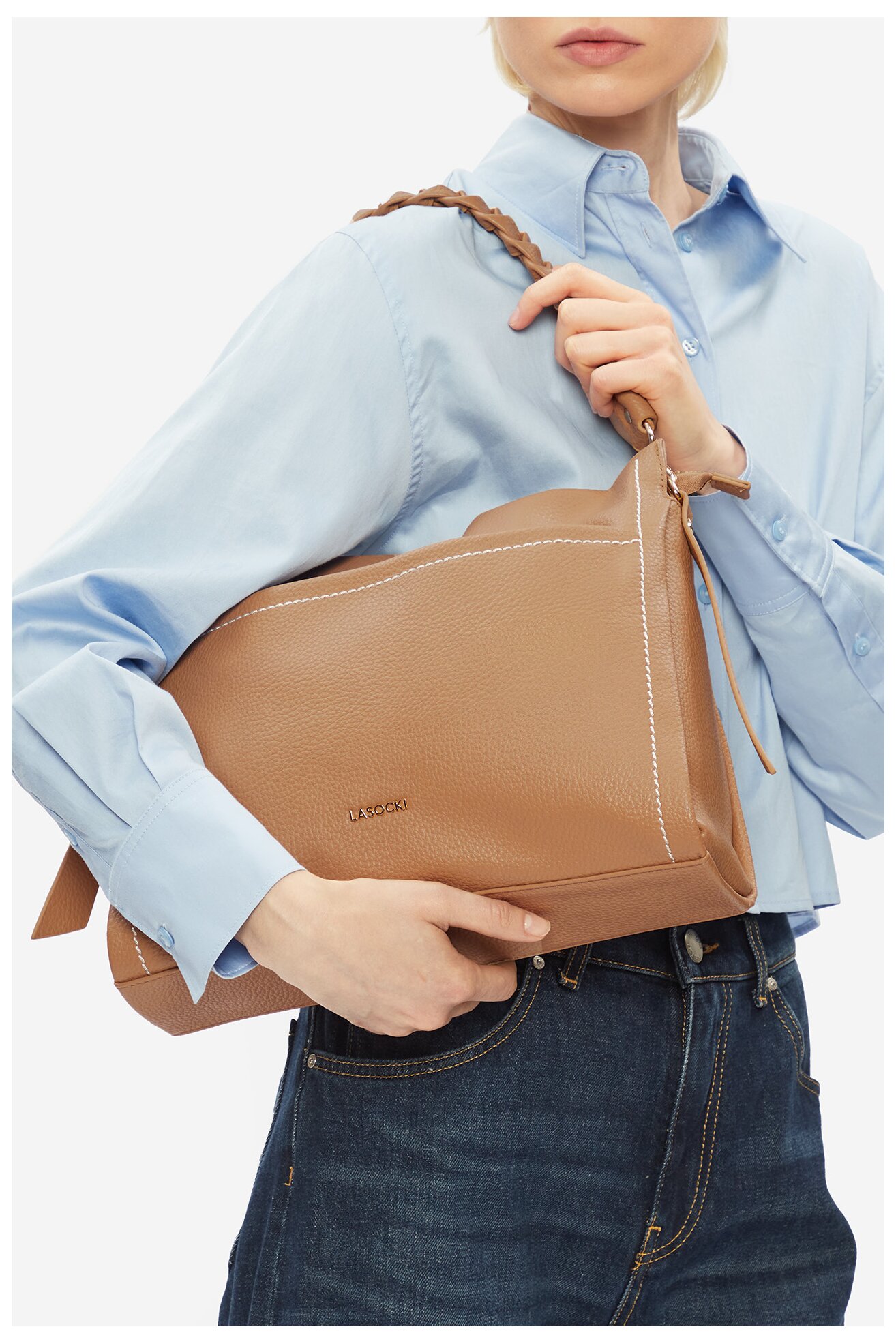 Kézitáska Lasocki LSK-O-011-07 BÉZS