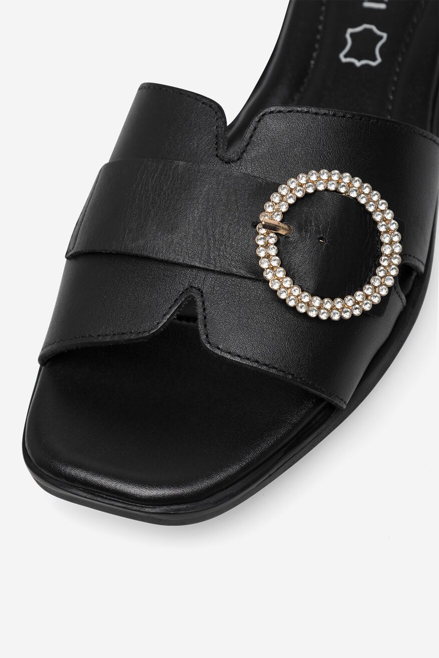 Lasocki - Klapki skórzane - 5905588619666