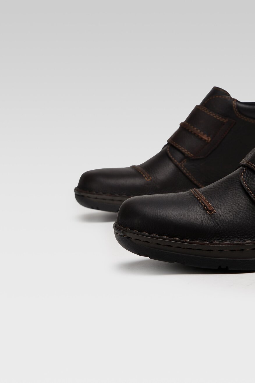 
                Rieker - Botki skórzane ocieplane - 5904862180175