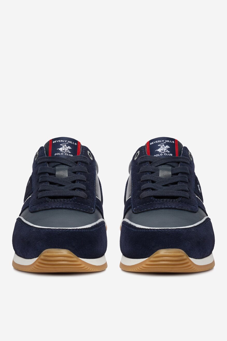 
                Beverly Hills Polo Club - Sneakersy skórzane - 5907964013686