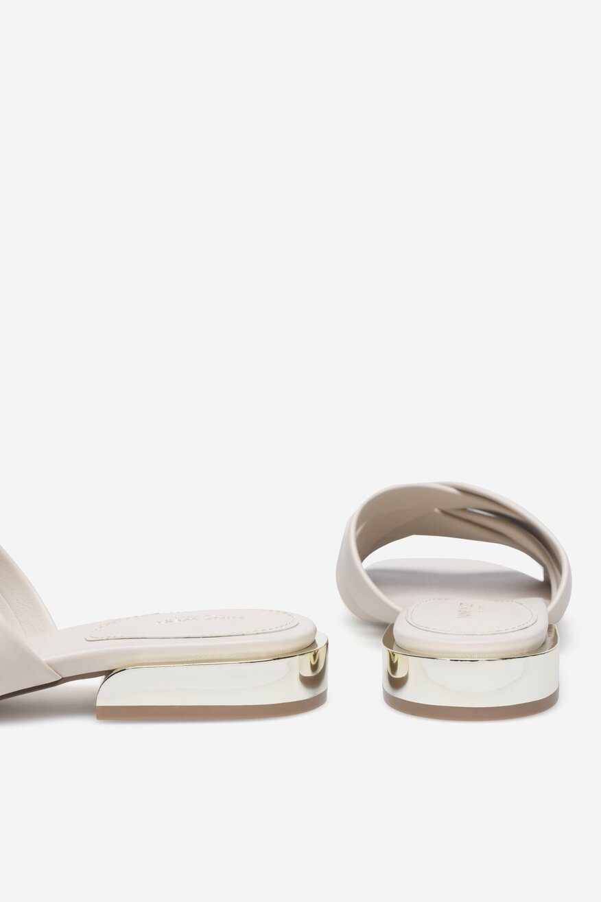 Джапанки NINE WEST БЕЖОВ - 5905588606000