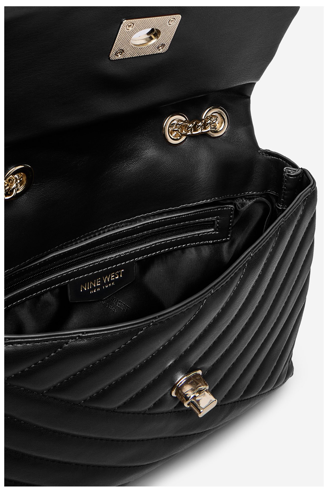 Kézitáska NINE WEST CEO-SUSAN-LA513-561 FEKETE