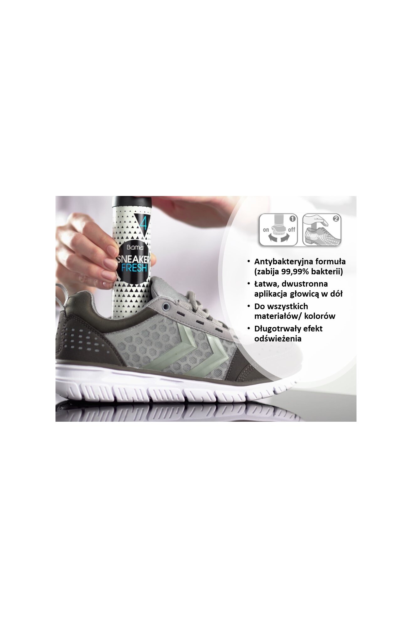 Kosmetyki do obuwia BAMA Sneaker Fresh 100 ml PL -