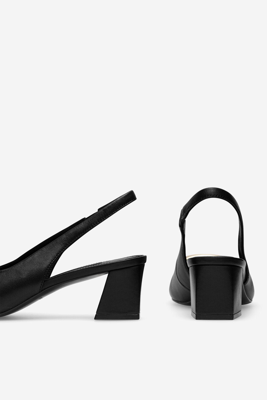 
                Gino Rossi - Czółenka skórzane na słupku - 5905588562948