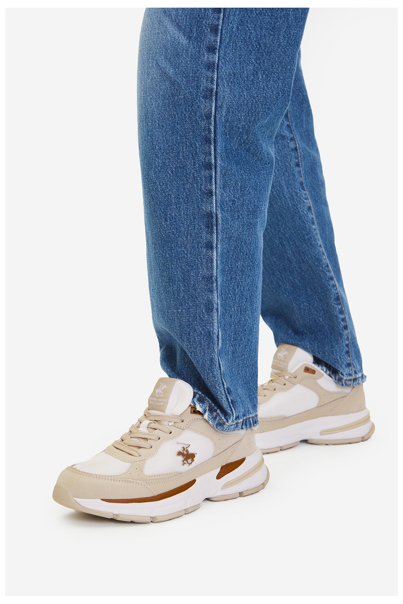 Sneakers Beverly Hills Polo Club CEO-AW25-3C014-1 Beżowy