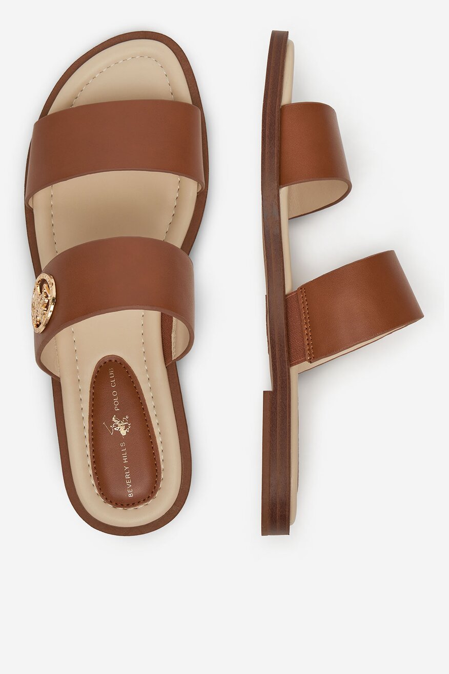 Șlapi Beverly Hills Polo Club CREM - 5906751054635